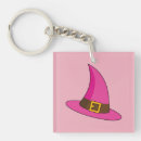 Search for pink hat keychains Witch