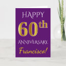 Search for 60th anniversary cards Elegant