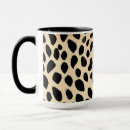 Search for cheetah pattern mugs Black