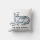 Recherche de dessin de chien coussins Noir