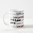 Search for love background mugs Pattern
