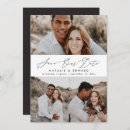 Search for multi photo save the dates Black and white