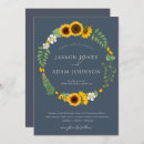 Search for navy blue yellow wedding invitations Simple
