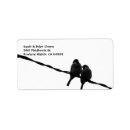 Search for silhouette wedding return address labels Simple