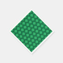 Search for shamrock napkins Green