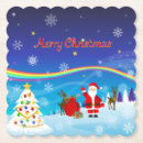 Recherche de rennes dessous de verres Santa claus et rennes
