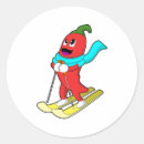 Search for funny skiing stickers Winter sports