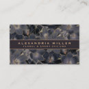 Recherche de floral bleu cartes visite Chic