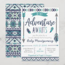 Search for adventure baby boy shower invitations Arrows