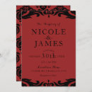 Search for damask wedding invitations Gothic