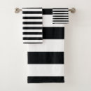 Search for black and white stripes bath towels Pattern