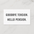Search for goodbye tension hello pension Typography