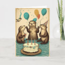 Search for otter birthday cards Cake