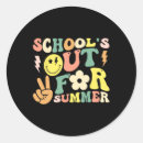 Search for schools out for summer stickers Teacher off duty