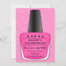 Search for nail polish birthday invitations Pedicure