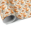 Search for burnt orange wrapping paper Flowers