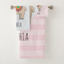 Search for llamas bath towels Girly