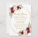 Search for geometric bridal shower invitations Rustic