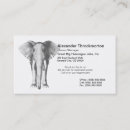 Recherche de éléphant noir cartes visite Noir et blanc