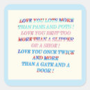 Search for love word stickers Romance