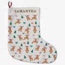 Recherche de rennes chaussette de noël Cerf