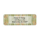 Search for distressed return address labels Floral