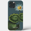 Recherche de nénuphars iphone coques Bleu