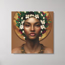 Search for african american canvas prints Woman