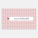 Search for sweet rectangle stickers Red
