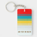 Search for blue and white stripes keychains Geometric pattern