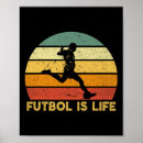 Search for vintage football posters Black