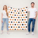 Search for black and orange blankets Stars