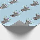 Recherche de rhinocéros papier cadeau Drôle