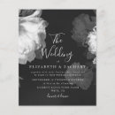 Search for budget friendly wedding invitations Black and white