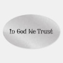 Search for trust in god stickers America