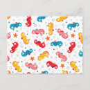 Search for seahorse pattern postcards Ocean