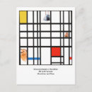 Recherche de mondrian cartes postales Couleurs primaires