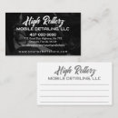 Search for waxing business cards Buffing waxing shampooing
