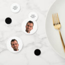 Search for photo confetti Black white