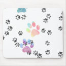 Search for cat paws mousepads Dog paw
