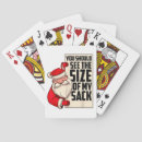 Search for naughty playing cards Santa
