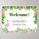Search for birthday flamingo posters Watercolor