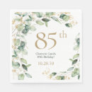 Search for 85th birthday napkins Elegant