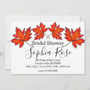 Search for red maple invitations Elegant