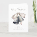 Search for silver bells christmas cards Watercolor