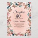 Search for 40th surprise invitations Blush pink