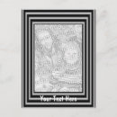Recherche de cadre noir cartes postales Élégant