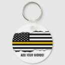 Search for dispatcher keychains Thin gold line