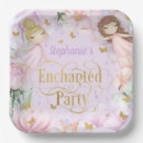 Search for fairy paper plates Enchanted forest