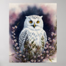 Recherche de hibou neigeux posters Animal
